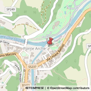 Mappa Via Cesare Battisti, 35, 38077 Comano Terme, Trento (Trentino-Alto Adige)