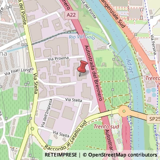 Mappa Via Stella, 9/1, 38123 Trento, Trento (Trentino-Alto Adige)