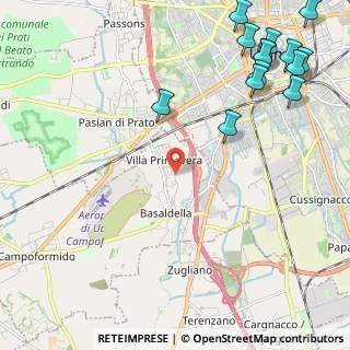 Mappa Viale dei Patriarchi, 33030 Campoformido UD, Italia (3.115)