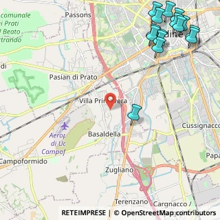 Mappa Viale dei Patriarchi, 33030 Campoformido UD, Italia (3.29933)