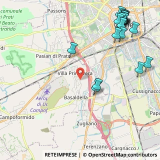 Mappa Viale dei Patriarchi, 33030 Campoformido UD, Italia (3.062)