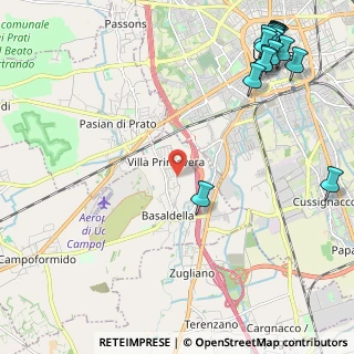 Mappa Viale dei Patriarchi, 33030 Campoformido UD, Italia (3.3025)