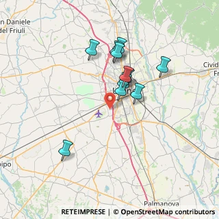 Mappa Viale dei Patriarchi, 33030 Campoformido UD, Italia (6.08545)