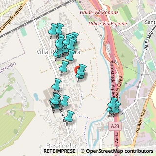 Mappa Viale dei Patriarchi, 33030 Campoformido UD, Italia (0.45357)