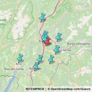 Mappa Via San Rocco, 38123 Trento TN, Italia (10.89455)