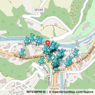 Mappa Piazza Mercato, 38077 Comano Terme TN, Italia (0.18)
