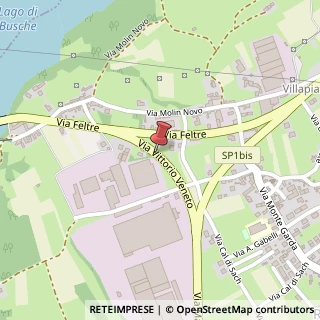 Mappa Via Vittorio Veneto,  6, 32020 Lentiai, Belluno (Veneto)
