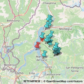 Mappa Bellano - scingaglio, 23822 Bellano LC, Italia (11.0115)