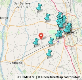 Mappa Via della Resistenza, 33031 Basiliano UD, Italia (8.103)