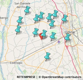 Mappa Via della Resistenza, 33031 Basiliano UD, Italia (7.08786)