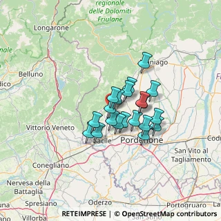 Mappa Via Julia, 33070 Budoia PN, Italia (9.0655)