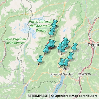 Mappa Località Spine, 38079 Borgo Lares TN, Italia (9.032)