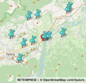 Mappa Via Ponach, 32030 Cesiomaggiore BL, Italia (4.03)