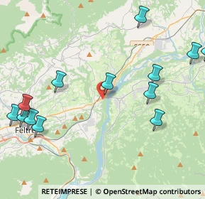 Mappa Via Ponach, 32030 Cesiomaggiore BL, Italia (6.10353)