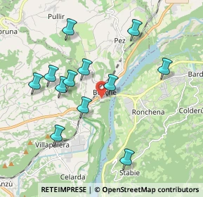 Mappa Via Ponach, 32030 Cesiomaggiore BL, Italia (1.8975)