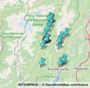 Mappa Via Cavour, 38079 Tione di Trento TN, Italia (9.911)