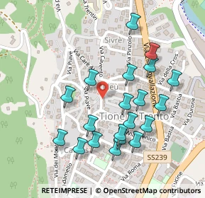 Mappa Via Cavour, 38079 Tione di Trento TN, Italia (0.236)