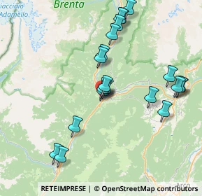 Mappa Via Cavour, 38079 Tione di Trento TN, Italia (7.7805)