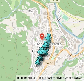 Mappa Via Cavour, 38079 Tione di Trento TN, Italia (0.3725)