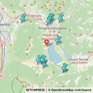 Mappa Fraz. Valcanover, 38057 Calceranica al Lago TN, Italia (4.36636)