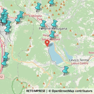 Mappa Fraz. Valcanover, 38057 Calceranica al Lago TN, Italia (7.28158)