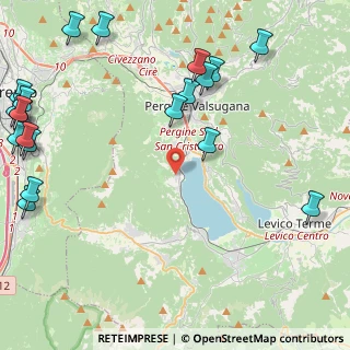 Mappa Fraz. Valcanover, 38057 Calceranica al Lago TN, Italia (6.3605)