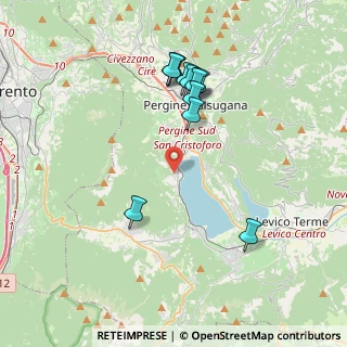 Mappa Fraz. Valcanover, 38057 Calceranica al Lago TN, Italia (3.71833)