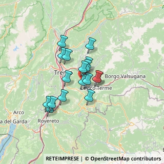 Mappa Fraz. Valcanover, 38057 Calceranica al Lago TN, Italia (9.73294)
