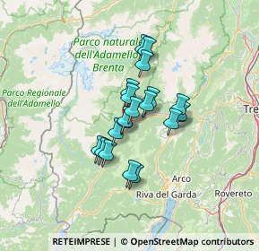 Mappa Via Baita, 38079 Tione di Trento TN, Italia (8.931)