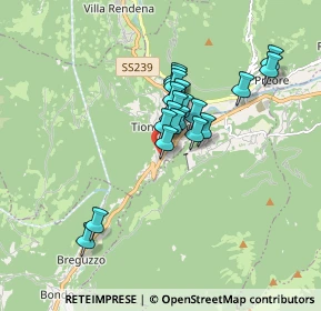 Mappa Via Corpi Franchi, 38079 Tione di Trento TN, Italia (1.283)