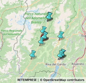 Mappa Via Corpi Franchi, 38079 Tione di Trento TN, Italia (10.745)