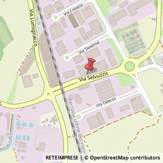 Mappa Via Selvuzzis, 35, 33100 Udine, Udine (Friuli-Venezia Giulia)