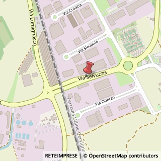Mappa Via Selvuzzis, 12, 33100 Udine, Udine (Friuli-Venezia Giulia)