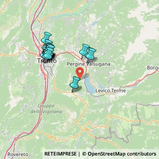 Mappa Localita' Maso Frizzi, 38057 Pergine Valsugana TN, Italia (7.2755)
