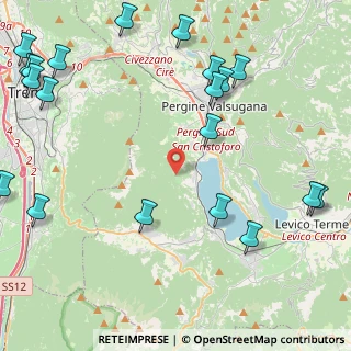 Mappa Localita' Maso Frizzi, 38057 Pergine Valsugana TN, Italia (6.1225)