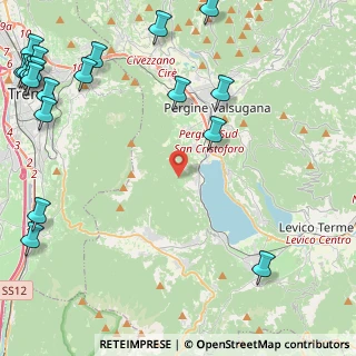 Mappa Localita' Maso Frizzi, 38057 Pergine Valsugana TN, Italia (6.87579)
