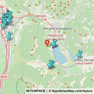 Mappa Localita' Maso Frizzi, 38057 Pergine Valsugana TN, Italia (7.09611)