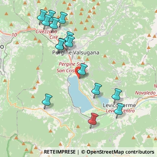 Mappa Via Miralago, 38057 Pergine Valsugana TN, Italia (4.64133)