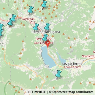 Mappa Via Miralago, 38057 Pergine Valsugana TN, Italia (6.29909)