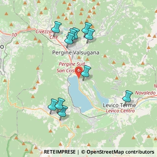Mappa Via Miralago, 38057 Pergine Valsugana TN, Italia (4.13545)