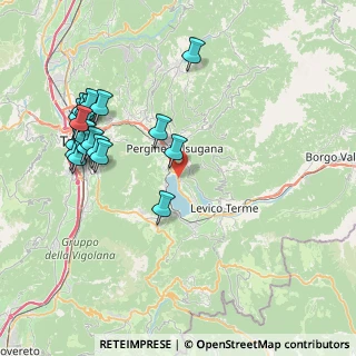 Mappa Via Miralago, 38057 Pergine Valsugana TN, Italia (8.8185)