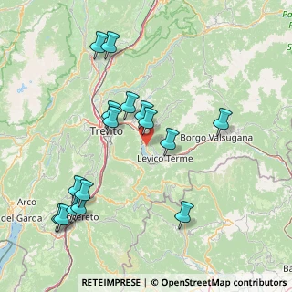 Mappa Via Miralago, 38057 Pergine Valsugana TN, Italia (17.0075)