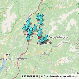 Mappa Via Miralago, 38057 Pergine Valsugana TN, Italia (9.9435)