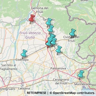 Mappa Via della Fonderia, 33030 Campoformido UD, Italia (11.81385)