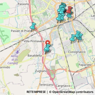 Mappa Via della Fonderia, 33030 Campoformido UD, Italia (2.711)