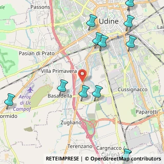 Mappa Via della Fonderia, 33030 Campoformido UD, Italia (2.86583)