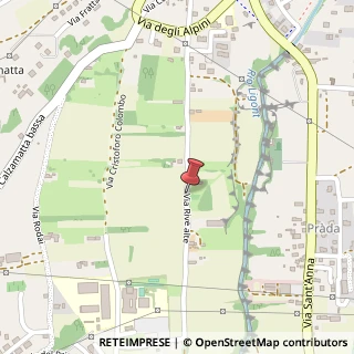 Mappa Via Rive Alte, , 32032 Feltre, Belluno (Veneto)