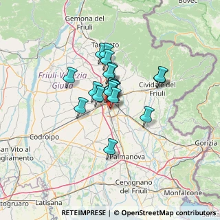 Mappa Partigross, 33100 Udine UD, Italia (8.75368)