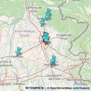 Mappa Via Mestre, 33100 Udine UD, Italia (11.06455)