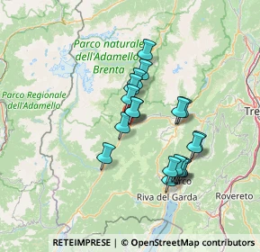 Mappa 38079 Tione di Trento TN, Italia (11.37105)